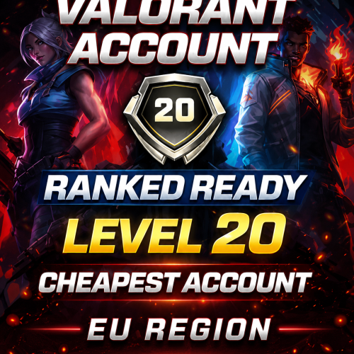 ChatGPT Image 10.06.2026 г., 00_46_12 Valorant Level 20 Ranked Ready Account